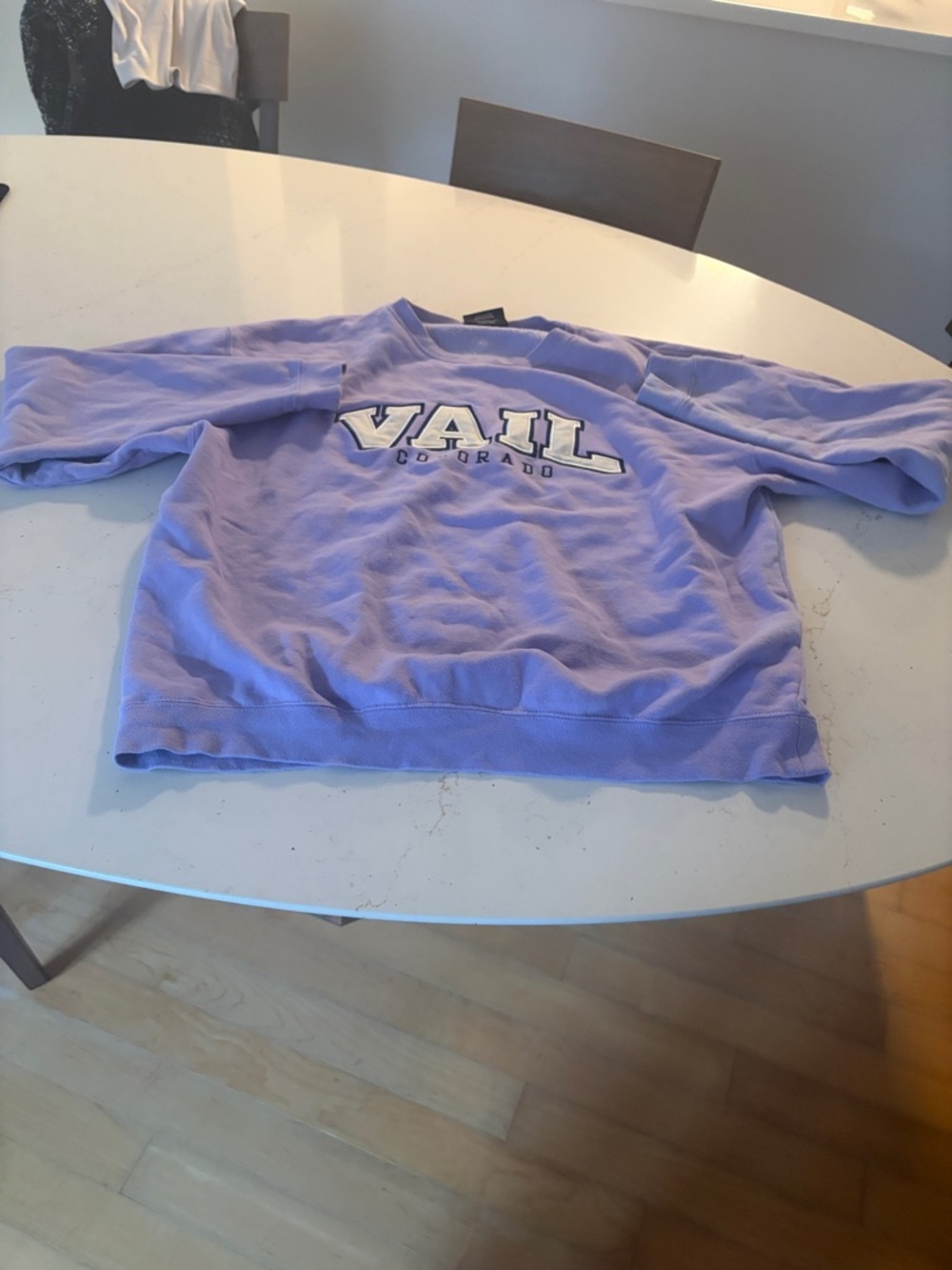 VAIL Colorado Lavender Crewneck Sweatshirt
